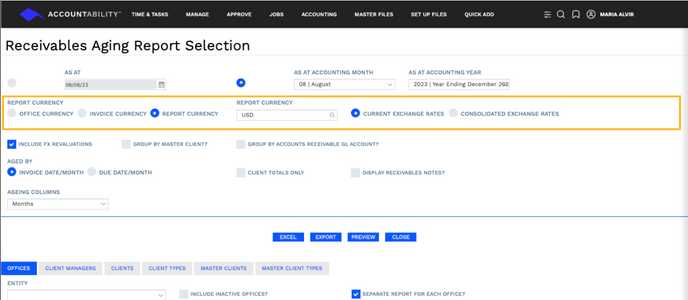 Using Ar Aging Reports - Sunset Photo Collection - 8K Quality